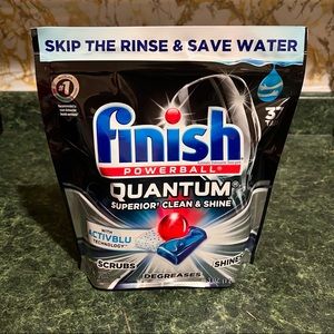 Finish - Quantum with Activblu technology
37ct - Dishwasher Detergent